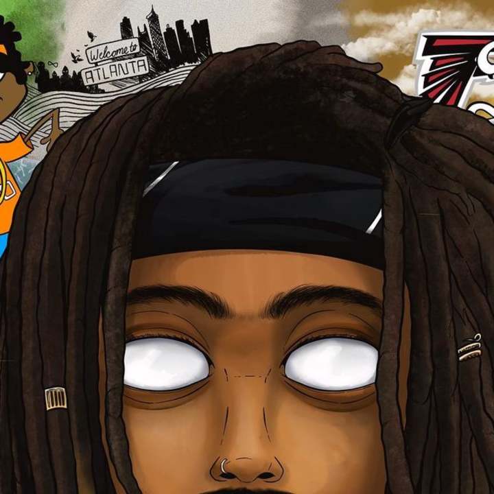 Cover image for Created Cartoon Version of Rapper J.I.D