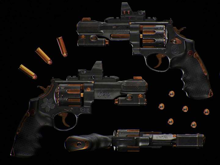 Cover image for Magnum 357 Custom Revolver