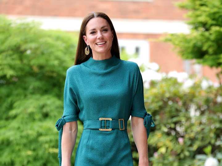 Cover image for Kate Middleton’s Latest Teal Look Is The Perfect Dress For Work…