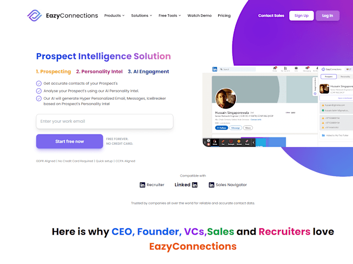 Cover image for EazyConnections: Revolutionizing Prospect Engagement