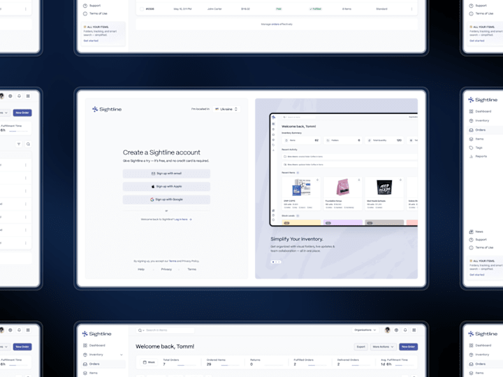 Cover image for  Sightline — Inventory Management Platform