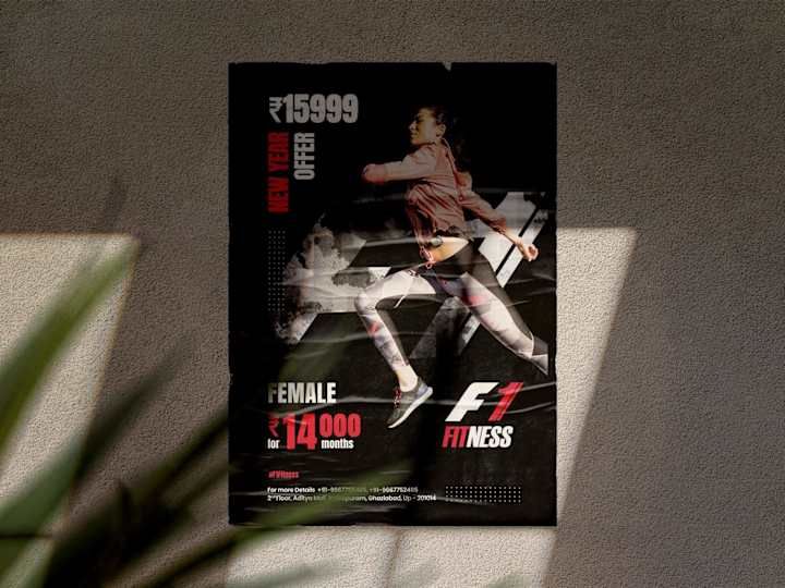 Cover image for Gym Fitness Poster