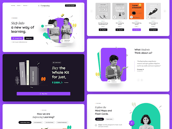 Cover image for Landing page - Onestop Academy