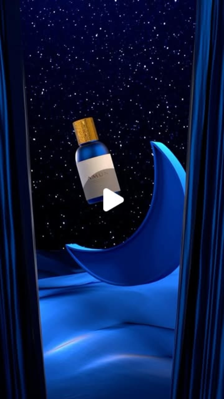 Cover image for Mystical 3D Animation of Amun Perfume Bottle