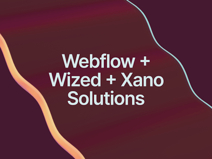 Cover image for Webflow + Wized + Xano Solutions