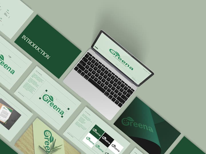 Cover image for Greena Logo identiy