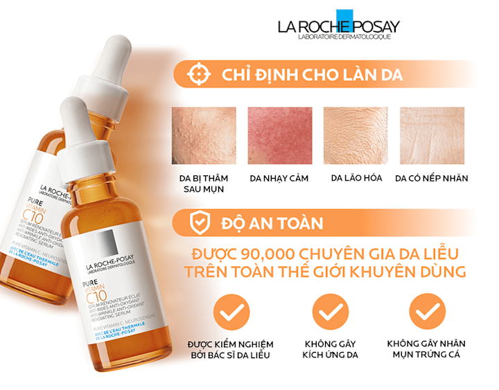 Cover image for INFOGRAPHIC VITAMIN C10 | LA ROCHE POSAY on Behance