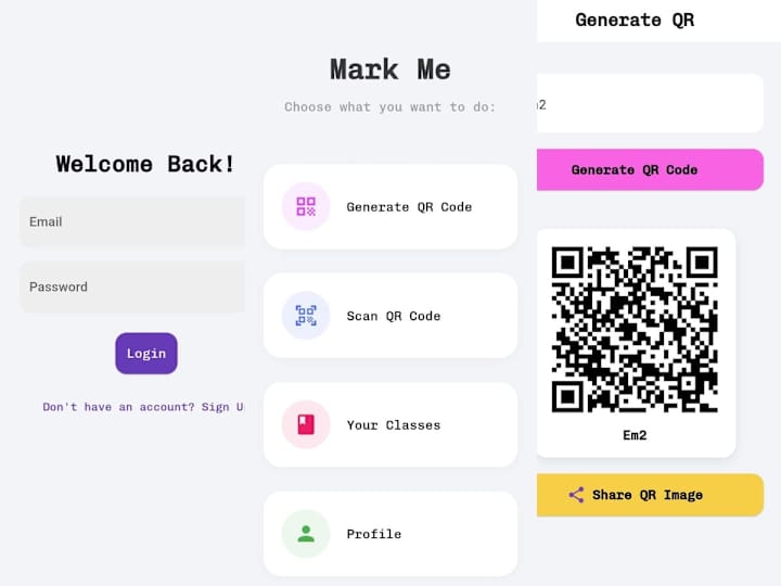Cover image for Mark Me – Smart QR Attendance App Development