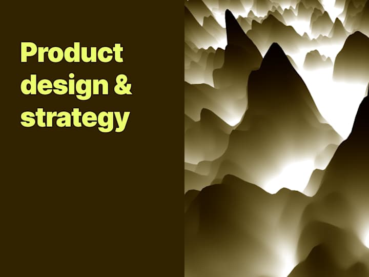 Cover image for Next level product design & strategy for maximum value 🚀