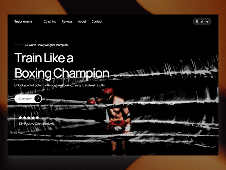 Cover image for Personal Trainer - Landing Page