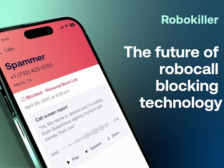 Cover image for Robokiller - spam blocking app