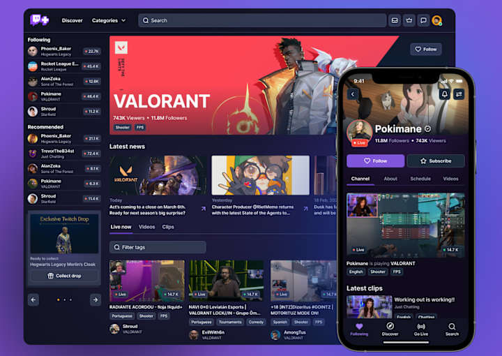 Cover image for Twitch+ Concept Design