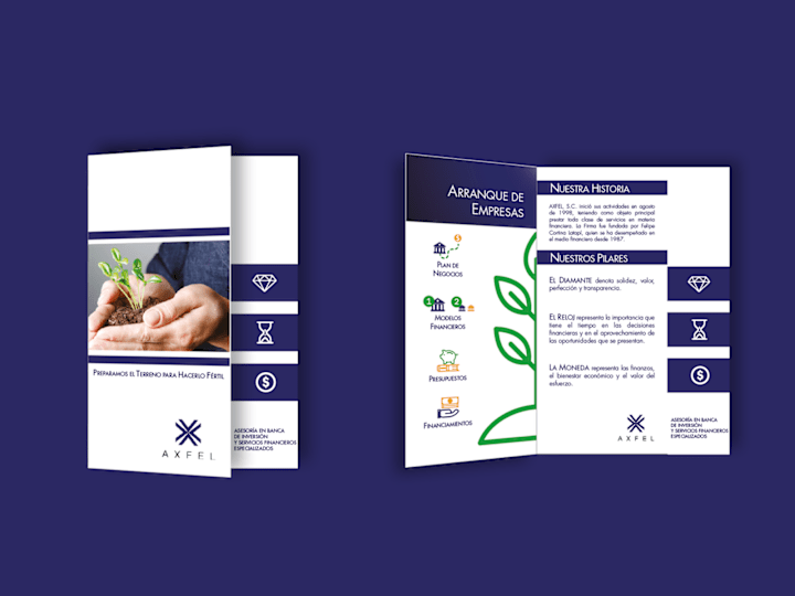 Cover image for Design for Financial Brochure