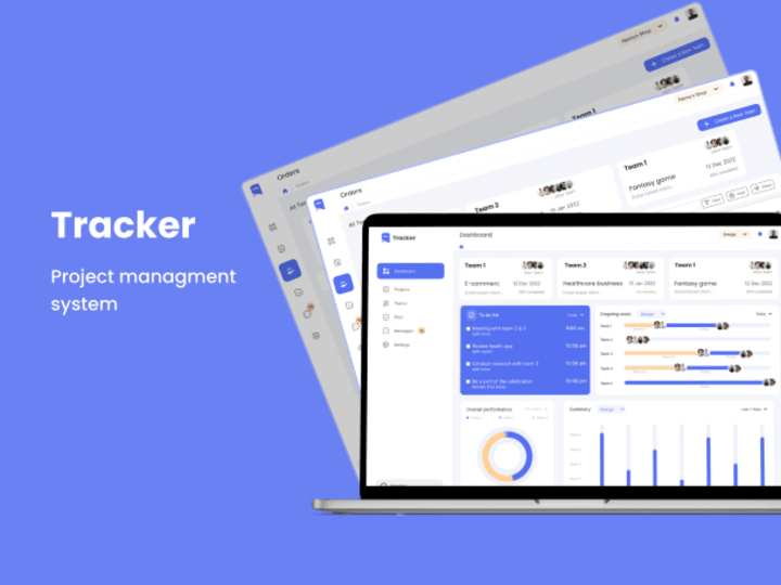 Cover image for Project Management System - Tracker