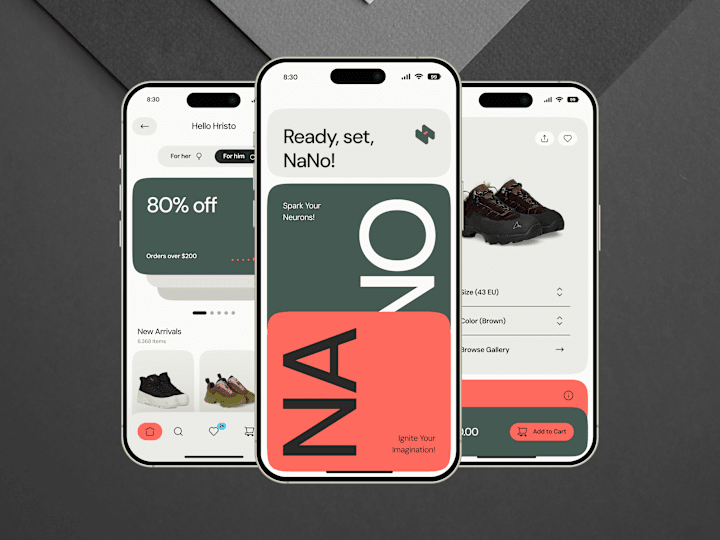 Cover image for NaNo - Full App Design