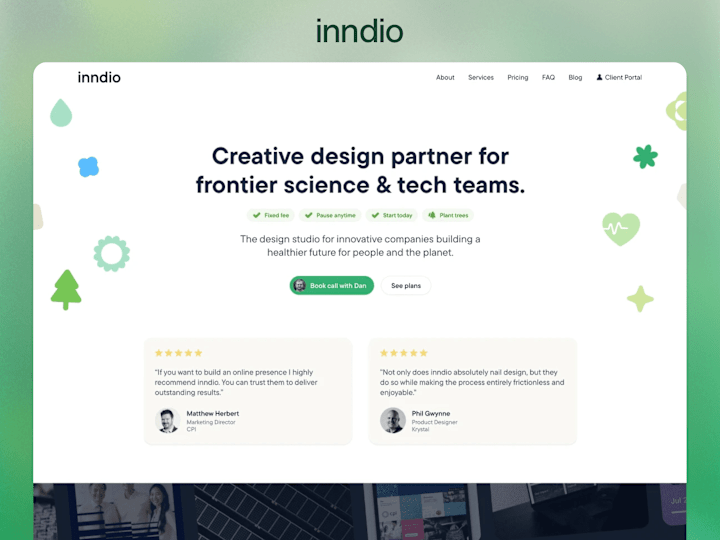 Cover image for inndio: Brand System + Framer Website