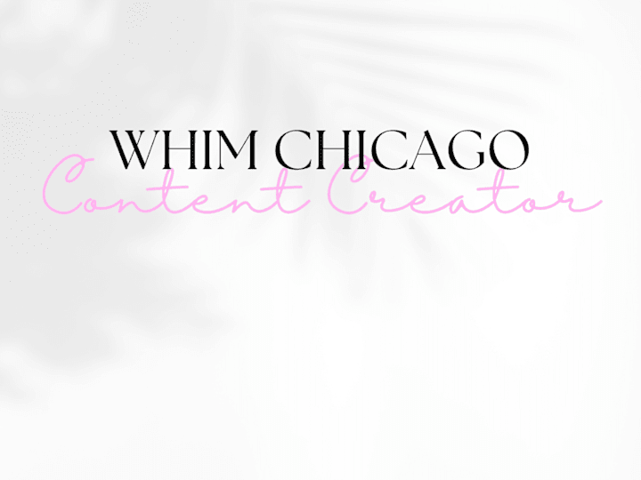 Cover image for Whim Chicago