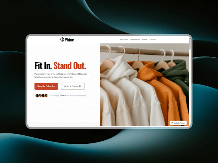 Cover image for Phine: Clean and Customizable E-Commerce Experience