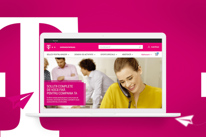 Cover image for Telekom Business Website Redesign