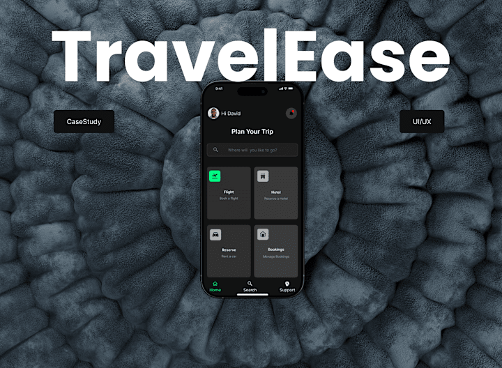 Cover image for TravelEase - Traveling mobile app UI/UX - Case Study:: Behance