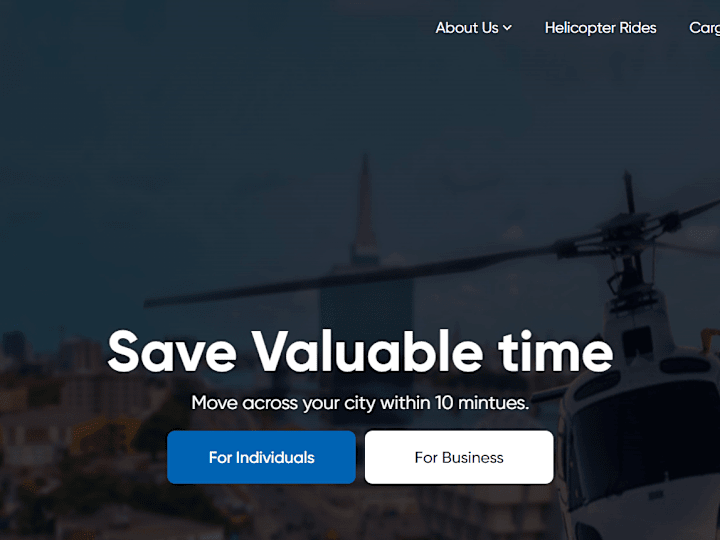 Cover image for Vetifly: on-demand helicopter booking service