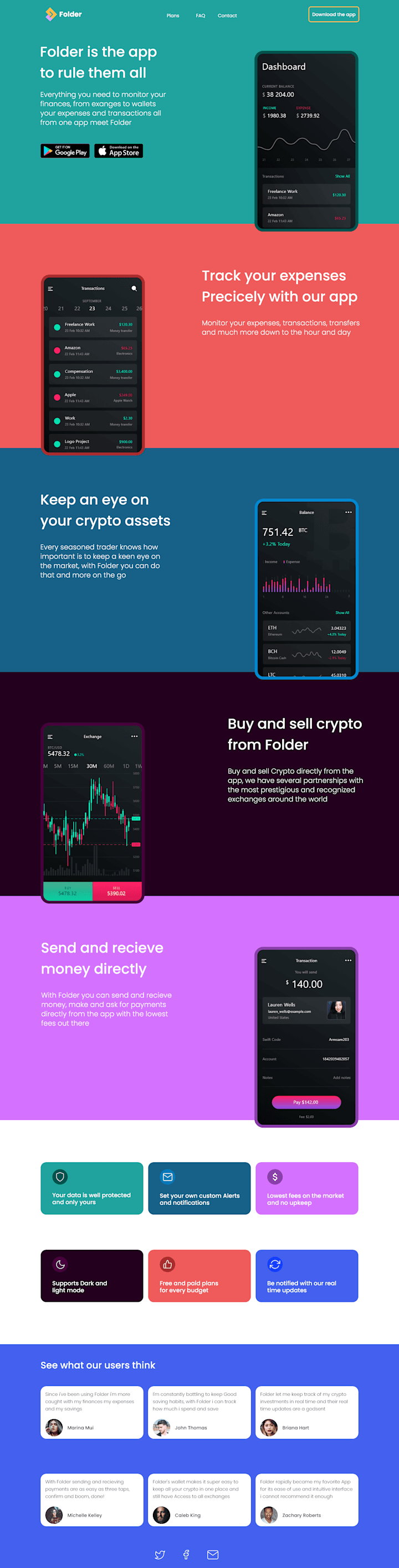 Cover image for Case Study: Folder - Your All-in-One Crypto Finance Hub