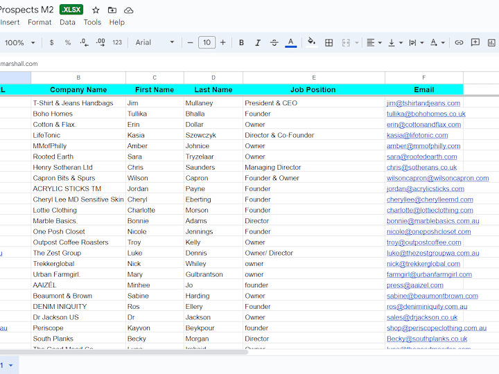 Cover image for Email Extraction | Data Entry | List Building