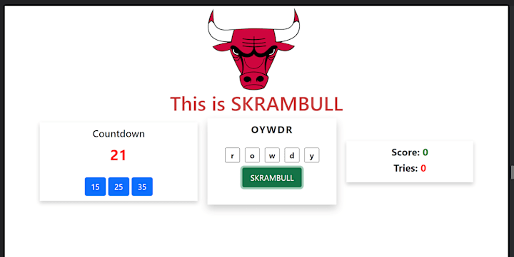 Cover image for Skrambull