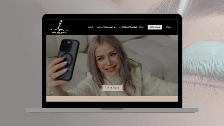 Cover image for Kajabi Website Redesign for Lash Lift Guru