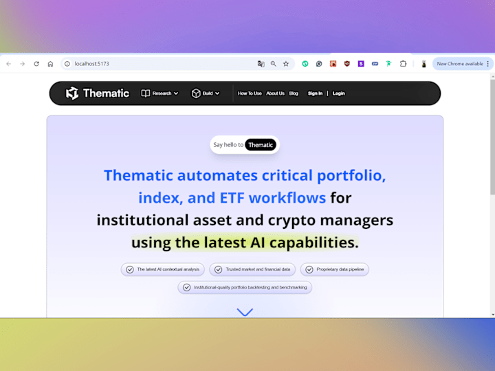 Cover image for VPJ Portfolio Website Development