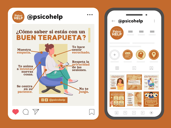 Cover image for INSTAGRAM FEED "PsicoHelp"