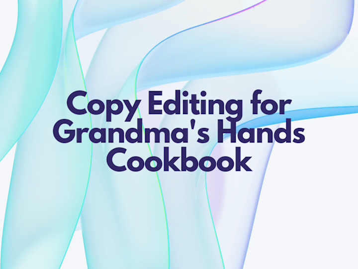 Cover image for Copy Editing for Grandma's Hands Cookbook