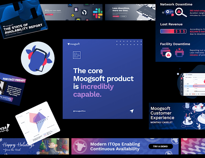 Cover image for Moogsoft | Creative Direction, Web Design, Graphics & Marketing