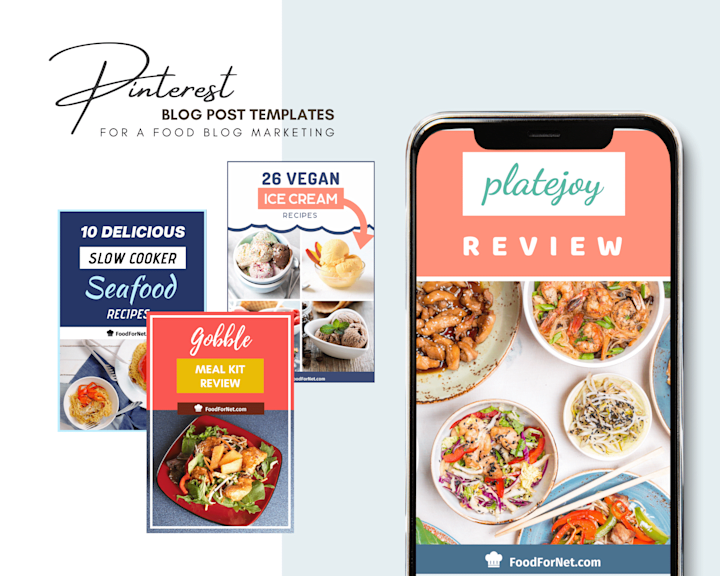Cover image for Pinterest Food Blog Post Images