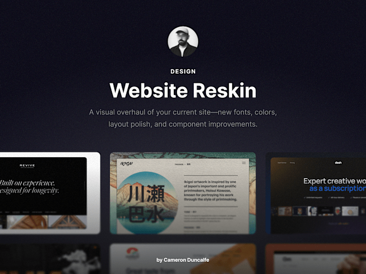 Cover image for Website Reskin
