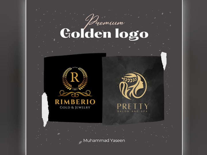 Cover image for Premium Golden logo Design