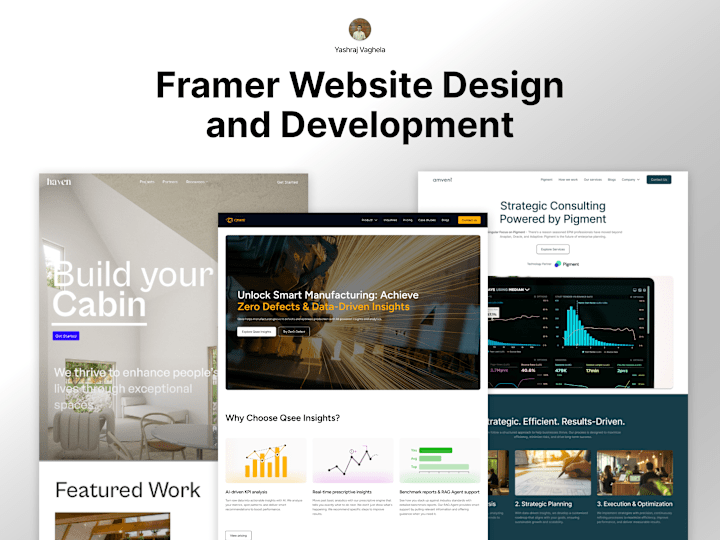 Cover image for Framer Website Design and Development