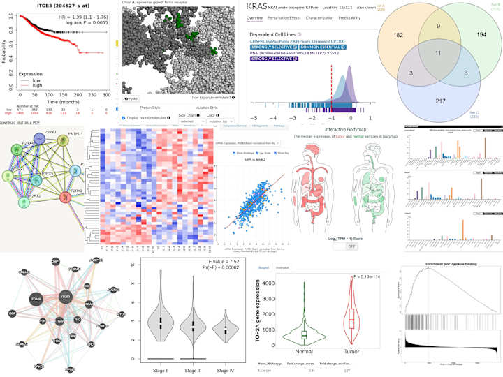 Cover image for Lessons - Bioinformatic Online Tools for Cancer Research