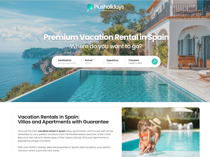 Cover image for 🏝️ Plusholidays | Holiday rentals and luxury villas 