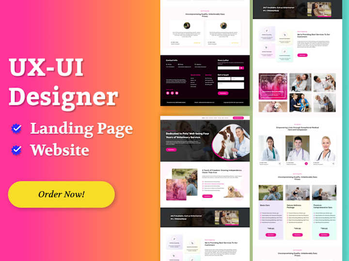 Cover image for New E-commerce & Business Website UX-UI Design