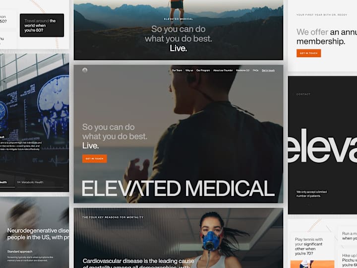 Cover image for Elevated Medical: Web design, animation and development