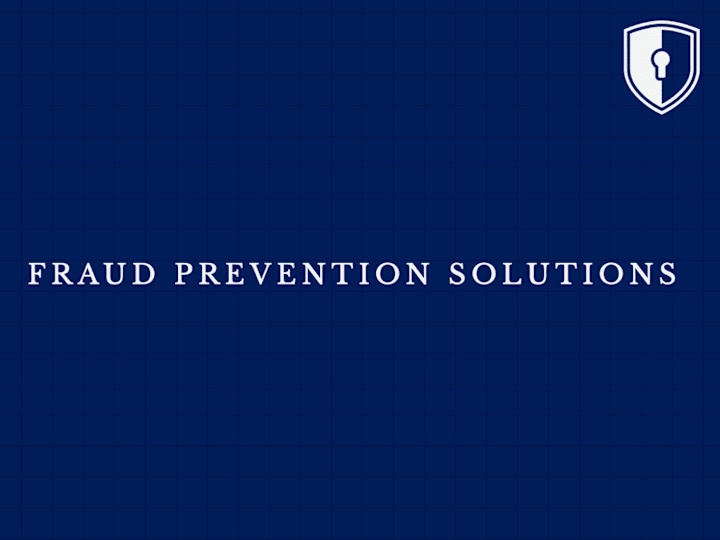 Cover image for Security and Fraud Prevention Solutions & Delivery 