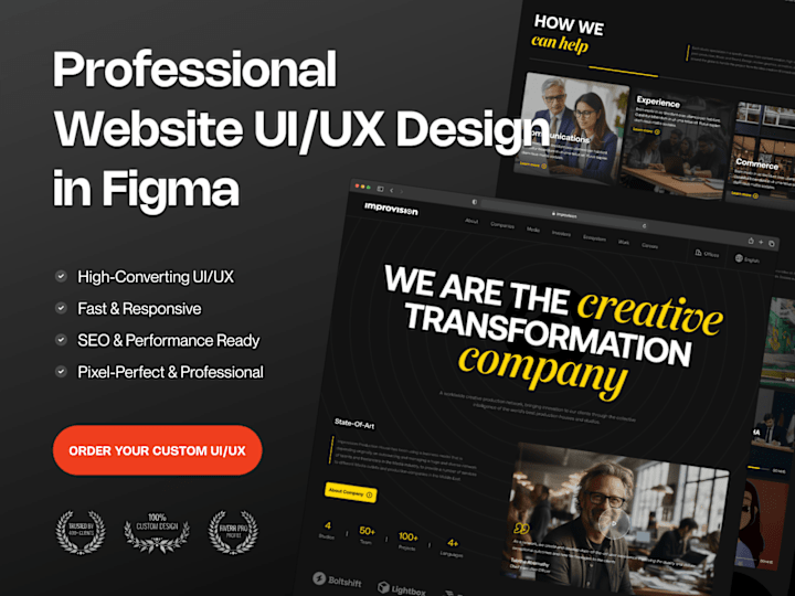 Cover image for Professional Website UI/UX Design in Figma – Pixel-Perfect