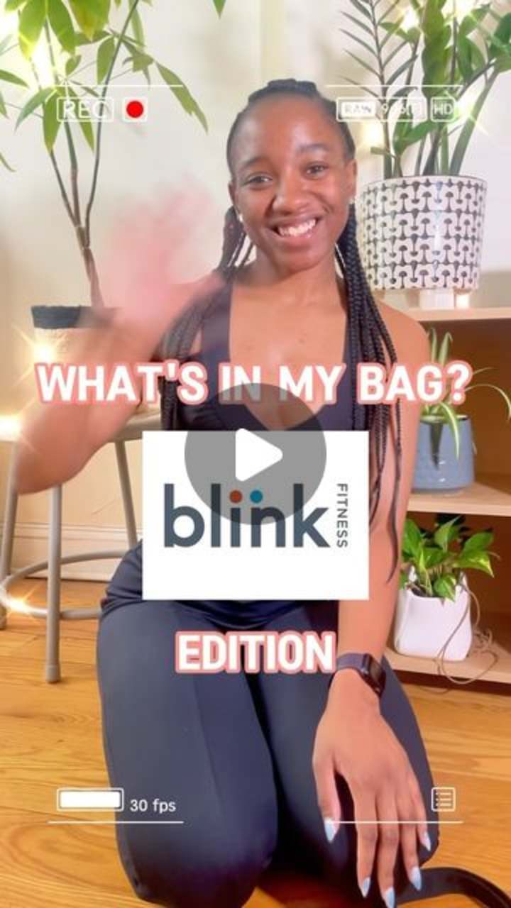 Cover image for "What's In My Bag" Blink Fitness Video for Fitness Influencer 