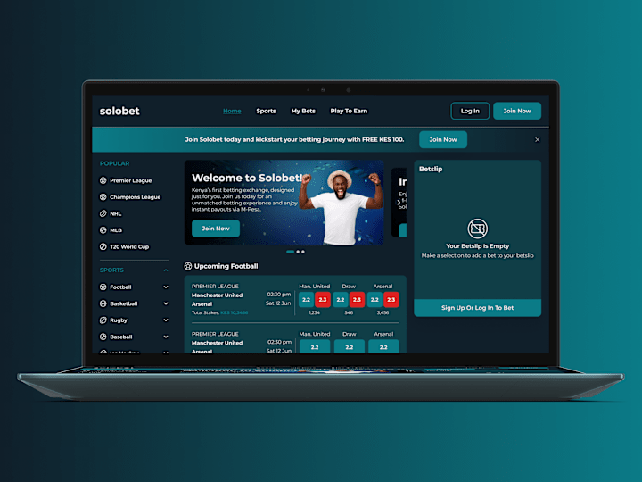 Cover image for SoloBet - UX Meets Blockchain | Figma Design