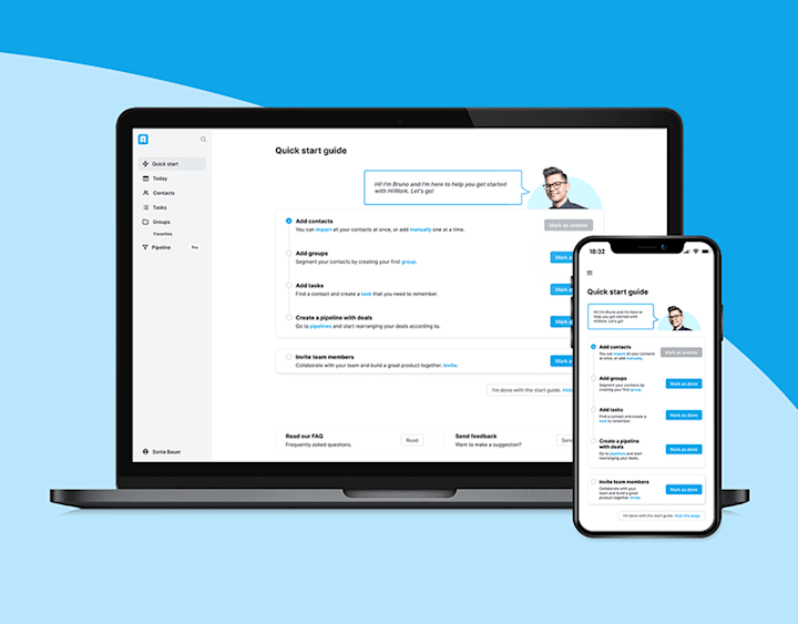 Cover image for Personal CRM UI/UX design