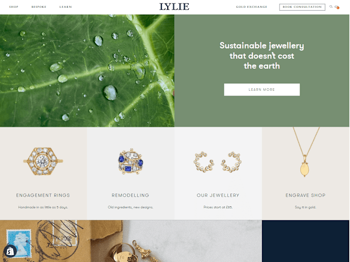 Cover image for Shopify Store for Sustainable Fine Jewelry