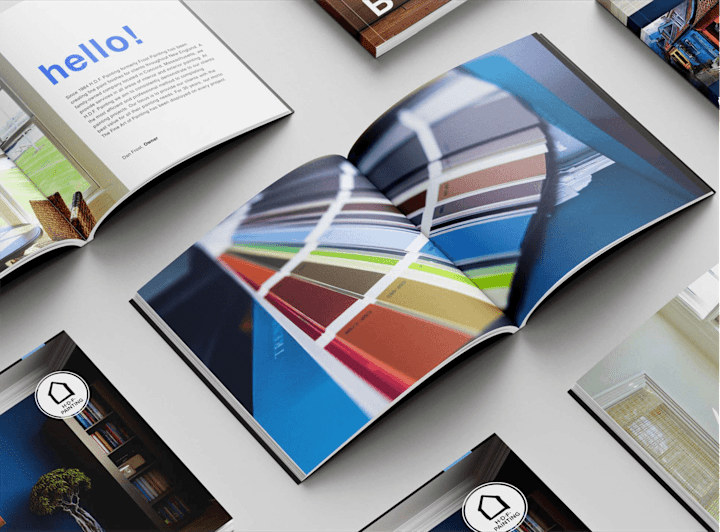 Cover image for H.D.F. Painting | Painting Company Branding