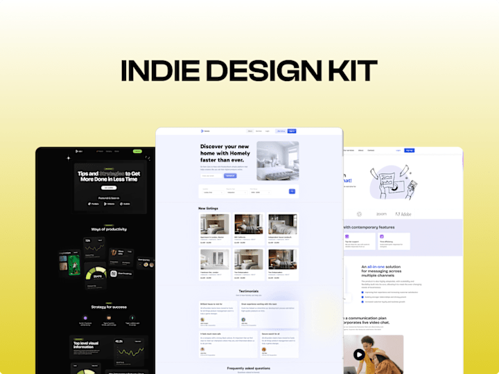 Cover image for Indie Design Kit [React template]