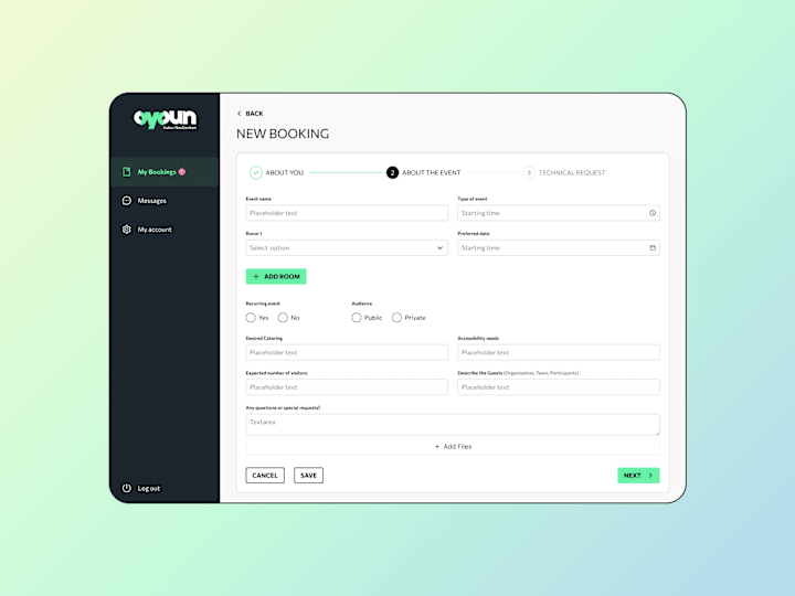 Cover image for Oyoun booking Platform